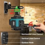 360° Pro Plane 4D Green Laser Level – precizni laserski nivo sa DEKO tehnologijom - Slika 4