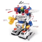 Robot za sklapanje od više vozila za decu – kreativna igra koja podstiče maštu - Slika 4