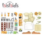 Dečiji Set Alata sa 53 Dela – Električni Bušilica i Alat za Igru Uloga - Slika 3