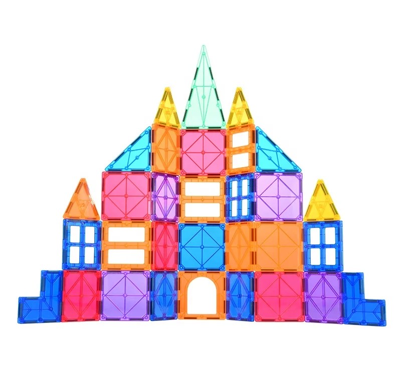 main-image-3 Magnetni građevinski set za decu raznih boja sklopljen u obliku dvorca