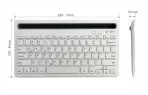 Bluetooth Bežična Tastatura sa Slotom za Telefon – Energetski Efikasna i Kompatibilna sa Android, iOS i Windows Sistemima - Slika 4