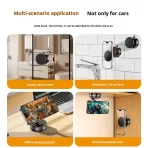 Univerzalni Magnetni Držač za Telefon sa Vakum Usisivačem – 360° Podesiv, Pogodan za Kola i Kuću - Slika 4