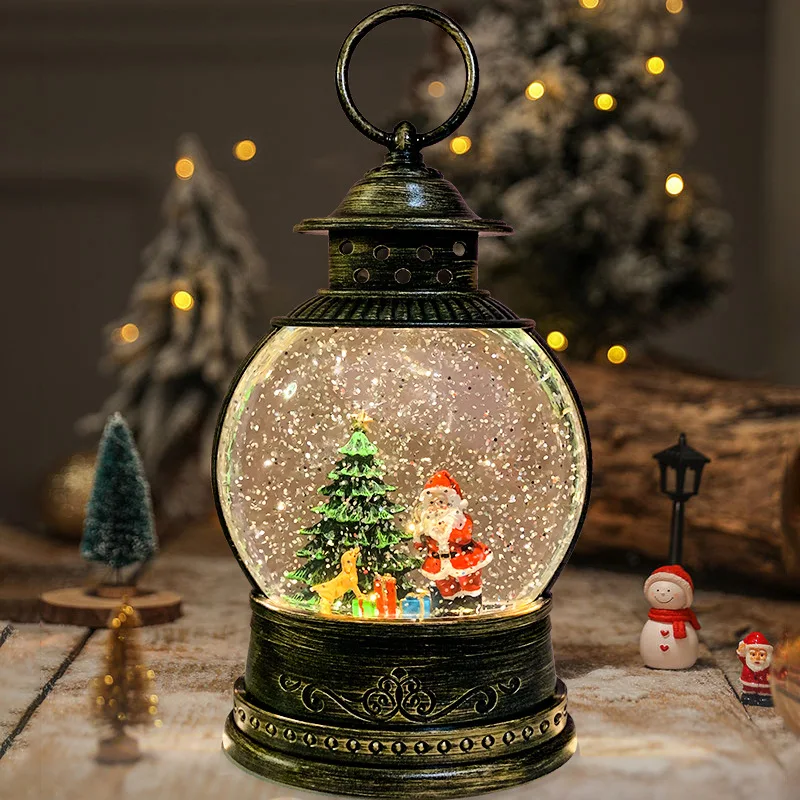 main-image-4 Elegantna LED Zimska Snežna Kugla-Lampa “Classic” 21 × 14 × 8 cm za Božićnu Dekoraciju - Slika 4