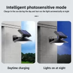 Solarna spoljašnja LED lampa sa senzorom pokreta – vodootporna rasveta za dvorište - Slika 4