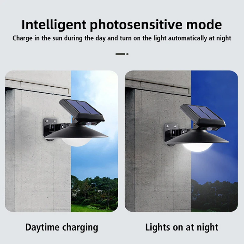 main-image-4 Solarna spoljašnja LED lampa sa senzorom pokreta – vodootporna rasveta za dvorište - Slika 4