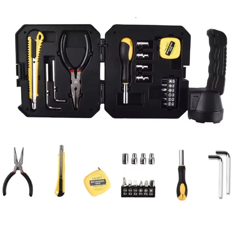 main-image-4 Prenosna LED radna lampa na solarno punjenje sa setom alata - Slika 3