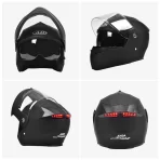 Full Face motoristička kaciga – modularni Flip-Up dizajn, vodootporna zaštita za odrasle vozače - Slika 4