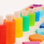 Drvena Montessori slagalica sa brojevima – edukativna igračka za predškolce - Slika 3