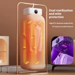 Kompaktna električna sušilica za veš – sklopiva mini sušilica za laganu odeću - Slika 4