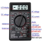 LCD Digitalni Multimetar - Merenje AC/DC Napona, Struje i Otpornosti (750/1000V) - Slika 4
