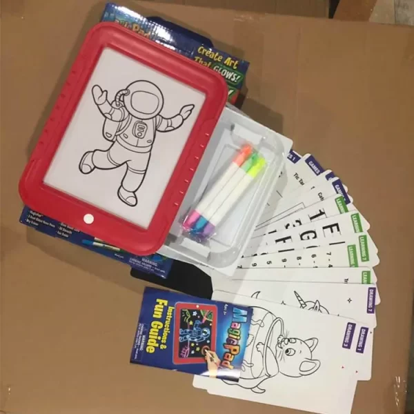 3D LED tablet za crtanje za decu sa flomasterima