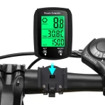 Brzinomer za bicikl sa Žičanim Povezivanjem Vodootporni – LCD Ekran na Dodir i Osvetljenje, Za MTB i Drumske Bicikle - Slika 4