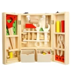 Multifunkcionalni drveni alat za decu – edukativni set alata za igru i učenje - Slika 5