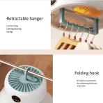 Kompaktna električna sušilica za veš – sklopiva mini sušilica za laganu odeću - Slika 4