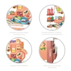 Dečija Kuhinja sa 43 Dela – Set za Igru sa Priborom i Namirnicama | SamToy - Slika 4