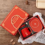 Pametna Keramička Šolja sa Grejačem – Poklon Set za Kancelariju, Dom i Putovanja (375ml) - Slika 5