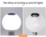 LED Smart Muzička Sijalica 12W E27 – RGB Svetlo i Bluetooth Zvučnik sa Daljinskim Upravljačem - Slika 2