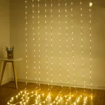 LED Zavesa Meteor Svetla 3x3M – 320 LED Vodopad Rasveta za Praznike, Venčanja i Dekoraciju Doma - Slika 3