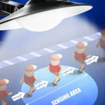 Solarna spoljašnja LED lampa sa senzorom pokreta – vodootporna rasveta za dvorište - Slika 3