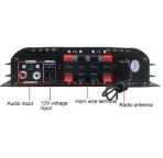 HiFi 4-Kanalni Digitalni Audio Pojačavač 1600W – Bluetooth, Karaoke i FM Radio - Slika 3