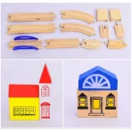 Drvena železnica – edukativna Montessori igračka za decu - Slika 2