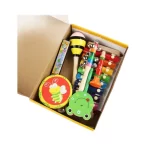 Dečiji muzički instrument – drveni Orff set udaraljki i zvečke - Slika 2