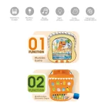 Edukativna Igračka za Decu - 2 u 1 Dinosaurus Elektronski Klavir i Igra sa Kuglicama - Slika 5