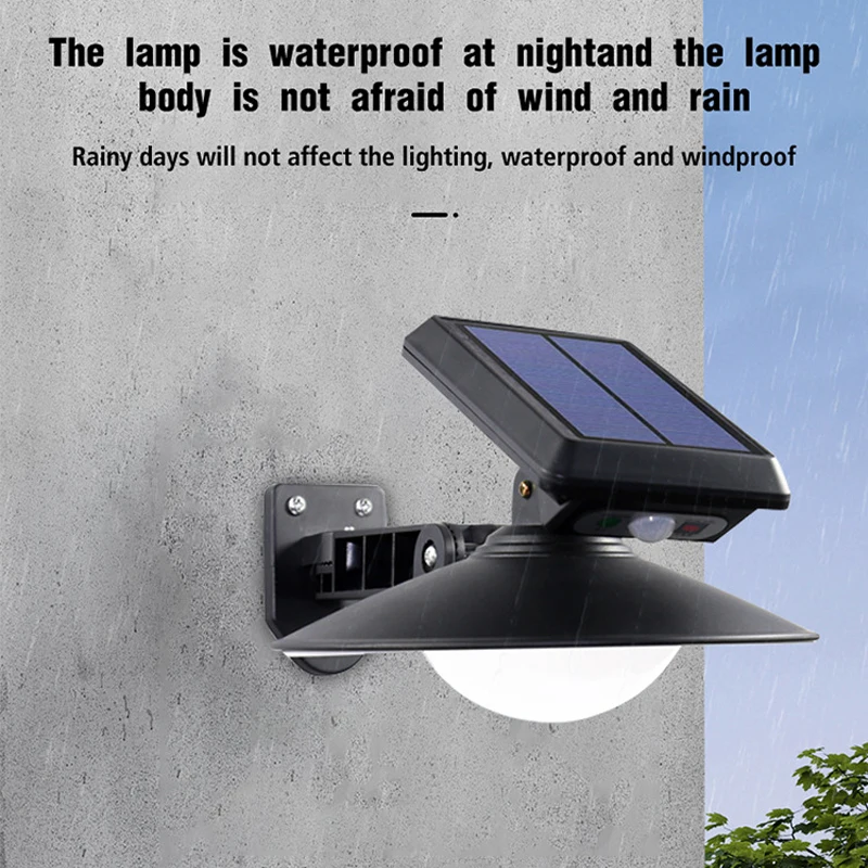 main-image-6 Solarna spoljašnja LED lampa sa senzorom pokreta – vodootporna rasveta za dvorište - Slika 2