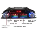 HiFi 4-Kanalni Digitalni Audio Pojačavač 1600W – Bluetooth, Karaoke i FM Radio - Slika 2