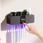 Smart zidni UV sterilizator za četkice – držač sa sušenjem i montažom bez bušenja - Slika 2