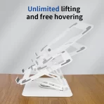 Metalni podesivi stalak za laptop sa 360° rotacijom – stabilan, sklopiv i moderan - Slika 2