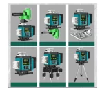 360° Pro Plane 4D Green Laser Level – precizni laserski nivo sa DEKO tehnologijom - Slika 2