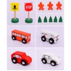 Drvena železnica – edukativna Montessori igračka za decu - Slika 3