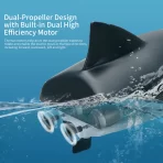 Dowellin 2-u-1 RC Ajkula Čamac – 2.4GHz Vodootporna Igračka sa Daljinskim Upravljanjem (14+ godina) - Slika 6