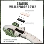 RC Amfibijska Zvečarka – Realistična Daljinski Upravljana Igračka sa Svetlom i Zvukom (6 Kanala, 2.4GHz) - Slika 6