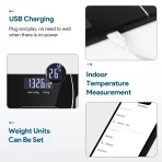 Pametna Digitalna Bluetooth vaga za merenje telesne mase i analizu sastava tela – Kapacitet 180kg, povezivanje sa aplikacijom - Slika 6