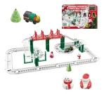 Božićni set – voz sa mostom (61 delova) za decu
