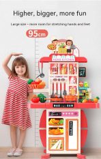 Velika kuhinja za igru – Set za kuvanje za predškolce - Slika 5