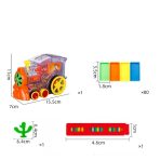 Edukativni domino voz za decu – Set od 80 komada za kreativnu igru - Slika 3