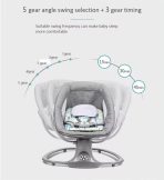 Električna kolevka za bebe – Pametna, prenosiva i automatska - Slika 3