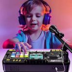 Montessori DJ Mixer Igračka za Decu – Multifunkcionalni Muzički Set sa Mikrofonom - Slika 3