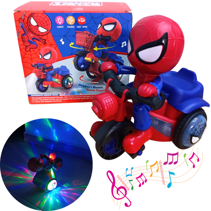 Yourparagraphtext_2 Spajdermen na motociklu svetli i vrti se spajdermen je crvene boje