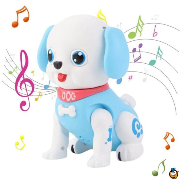 Interaktivna kuca sa svetlom i zvukom plavo - bele boje