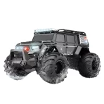 RC amfibijsko vozilo crne boje