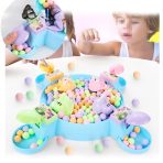 Dečija igračka žaba sa perlicama – zabavna i edukativna igra za mališane - Slika 2