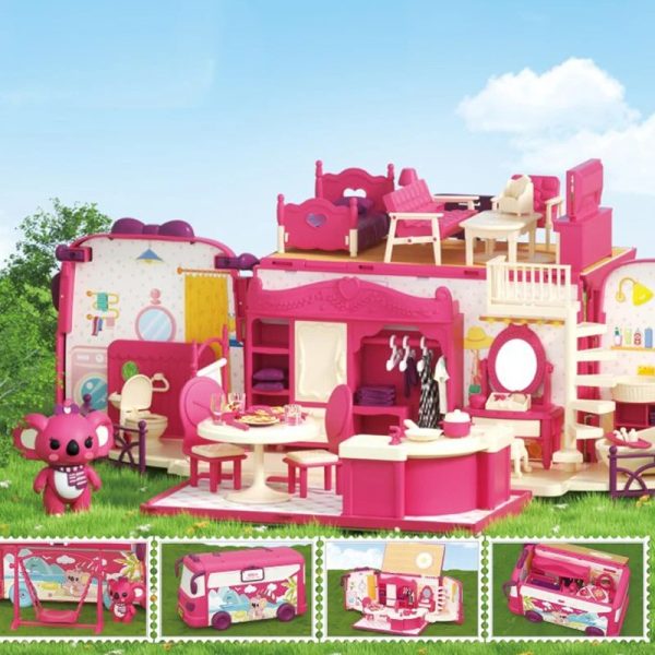 Mini Nameštaj za Lutkine Kuće crvene boje slika iz prirode