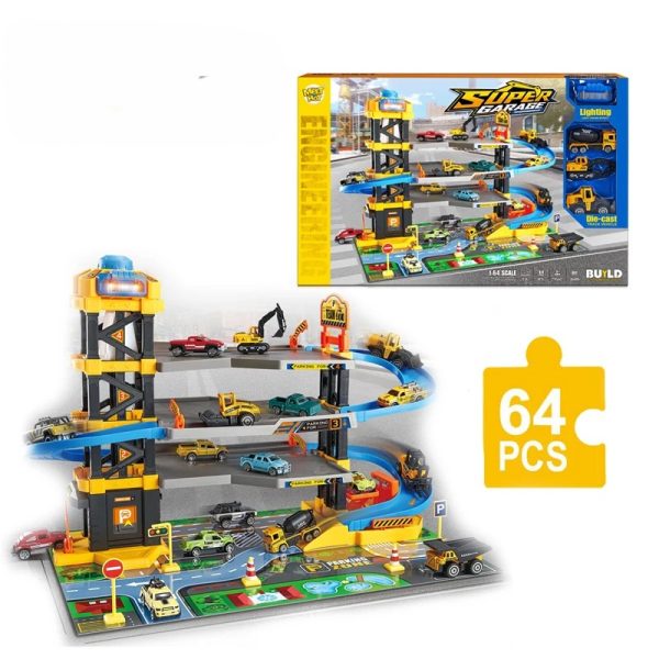 Edukativni Električni Parking Set – Garaža sa Stazom