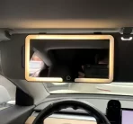 LED ogledalo za auto s vizirskim držačem – šminkersko ogledalo sa 3 režima svetla, punjivo USB-om