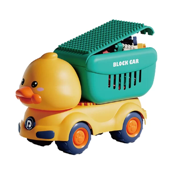 Veliki Set DIY Kockica za Gradnju – 124 Komada sa Žutom Patkom