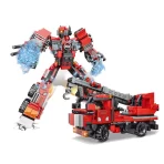 Igračka Kocke – Dizalica i Transformers u crvenoj boji